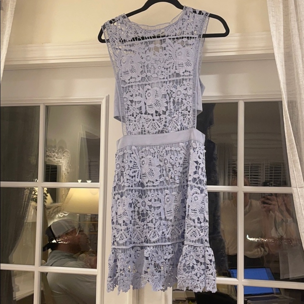 AQUA lace dress, worn once!